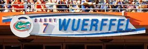 Stadium Ring of Honor nameplate for Danny Wuerffel